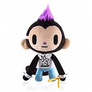 Tokidoki Punkstar Maxx 9-inch Monkey Plush